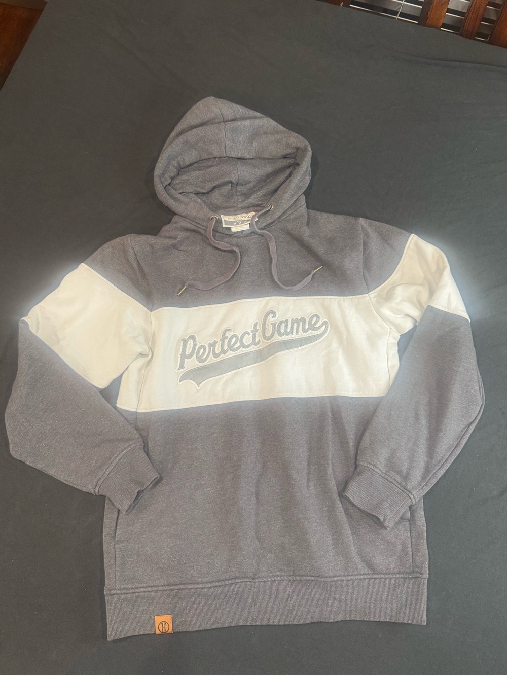 Holloway Men's Gray & White Pullover Hoodie